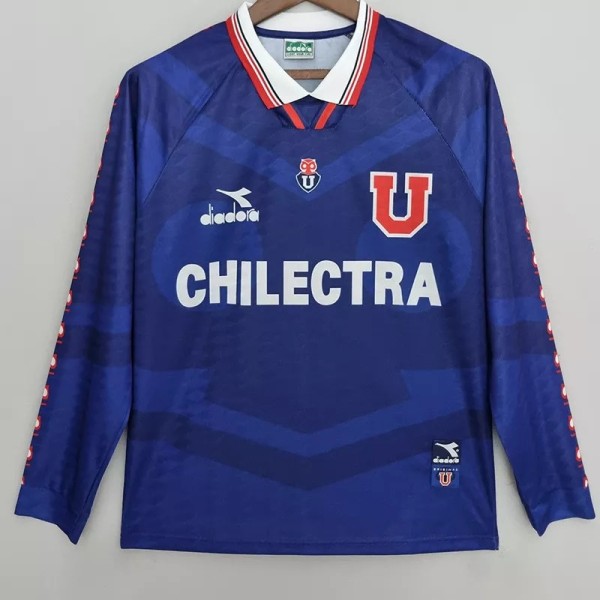 1996 Universidad De Chile Home Long Sleeve Retro Soccer Jersey