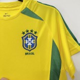 2002 Brazil Home Retro Soccer Jersey