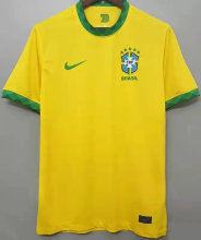 20-21 Brazil Home 1:1 Yellow Fans Soccer Jersey