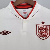 2012 England Home Retro Soccer Jersey