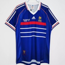 1998 France Home Blue Retro Soccer Jersey