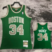 2007-08 CELTICS PIERCE #34 Green Retro Top Quality Hot Pressing NBA Jersey