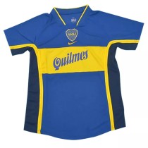 2001 Boca Juniors Home Retro Soccer Jersey