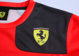 2023 F1 Ferrari Number55 New Pattern Short Sleeve Racing Suit