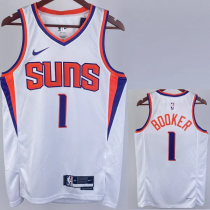 22-23 SUNS BOOKER #1 White Top Quality Hot Pressing NBA Jersey