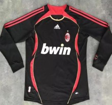 2006-2007 ACM Third Black Long Sleeve Retro Soccer Jersey