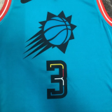 SUNS Paul #3 Blue Top Quality Hot Pressing NBA Jersey