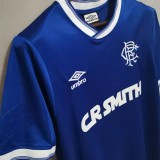 1984-1987 Rangers Home Retro Soccer Jersey