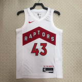 22-23 Raptors SIAKAM #43 White Top Quality Hot Pressing NBA Jersey