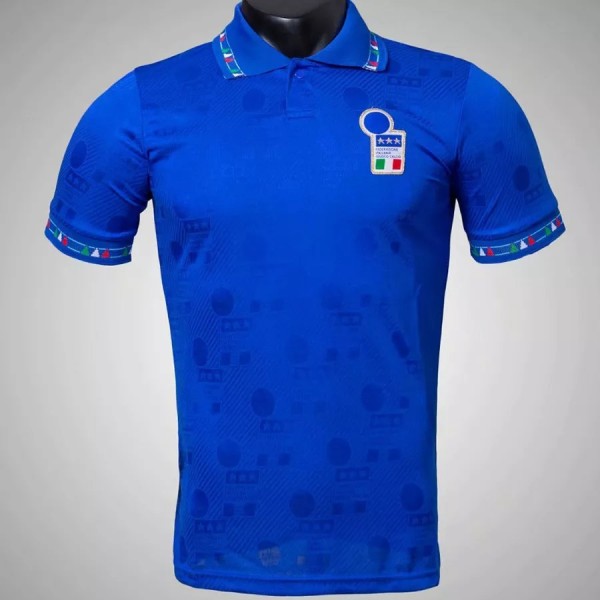 1994 Italy Home Blue Retro Soccer Jersey