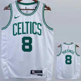 22-23 CELTICS PORZINGIS #8 White Top Quality Hot Pressing NBA Jersey