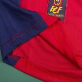 1998 Spain Home Retro Soccer Jersey