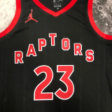 22-23 RAPTORS VANVLEET #23 Black red Top Quality Hot Pressing NBA Jersey (Trapeze Edition)