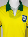 1950-1966 Brazil Home Retro Soccer Jersey