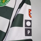 2001-2002 Sporting Lisbon Home Retro Soccer Jersey