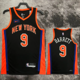 22-23 KNICKS BARRETT #9 Black City Edition Top Quality Hot Pressing NBA Jersey