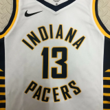 22-23 Indiana Pacers GEORGE #13 White Top Quality Hot Pressing NBA Jersey