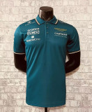 2023 F1 Aston Martin New Pattern Short Sleeve Racing Suit