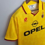 1995-1996 ACM Third Yellow Retro Soccer Jersey