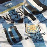 2014 Argentina Home Retro Soccer Jersey