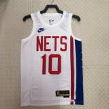 22-23 Nets SIMMONS #10 White Top Quality Hot Pressing NBA Jersey (Retro Logo)