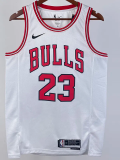 22-23 BULLS JORDAN #23 White Top Quality Hot Pressing NBA Jersey