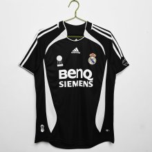 2006-2007 RMA Black Third Retro Soccer Jersey