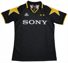 1995-1997 JUV Away Black Retro Soccer Jersey