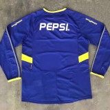 2003-2004 Boca Juniors Home Long Sleeve Retro Soccer Jersey