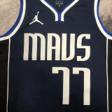 22-23 Dallas Mavericks DONCIC #77 Black Top Quality Hot Pressing NBA Jersey (Trapeze Edition)