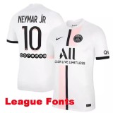 21-22 PSG Paris 1:1 Away Fans Soccer Jersey