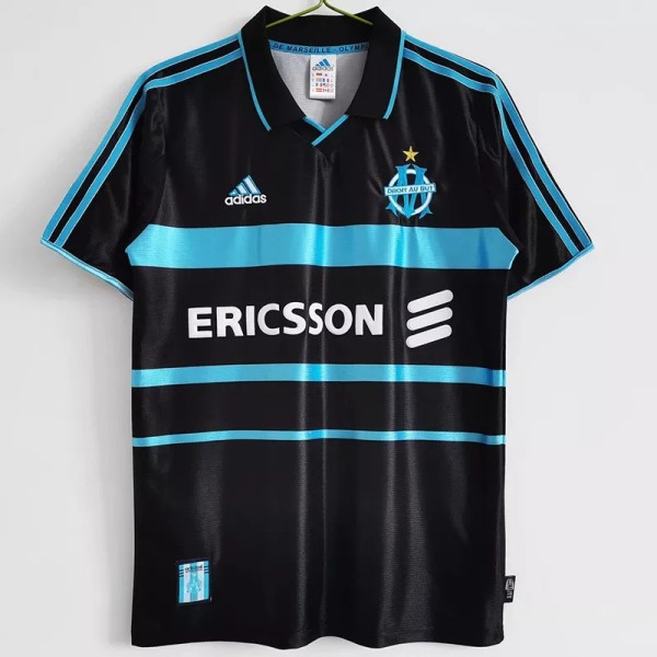 1999-2000 Marseille Third Black Retro Soccer Jersey