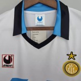 1990-1991 INT Away White Retro Soccer Jersey