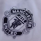 1999-2000 Man Utd White Away Retro Soccer Jersey