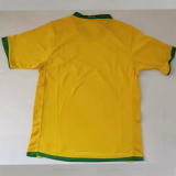 2006 Brazil Home Retro Fans Soccer Jersey