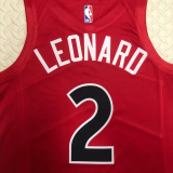 22-23 Raptors LEONARD #2 Red Top Quality Hot Pressing NBA Jersey