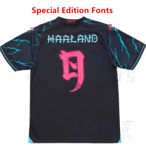 23-24 Man City Third 1:1 Special Edition Fonts Fans Soccer Jersey