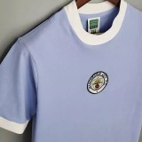 1972 Man City Home Retro Soccer Jersey