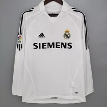 2005-2006 RMA Home Long Sleeve Retro Soccer Jersey