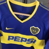 2003-2004 Boca Juniors Home Retro Soccer Jersey