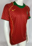 2004 Portugal Home Retro Soccer Jersey