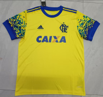 2017-2018 Flamengo Yellow Retro Soccer Jersey