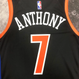 22-23 KNICKS ANTHONY #7 Black City Edition Top Quality Hot Pressing NBA Jersey