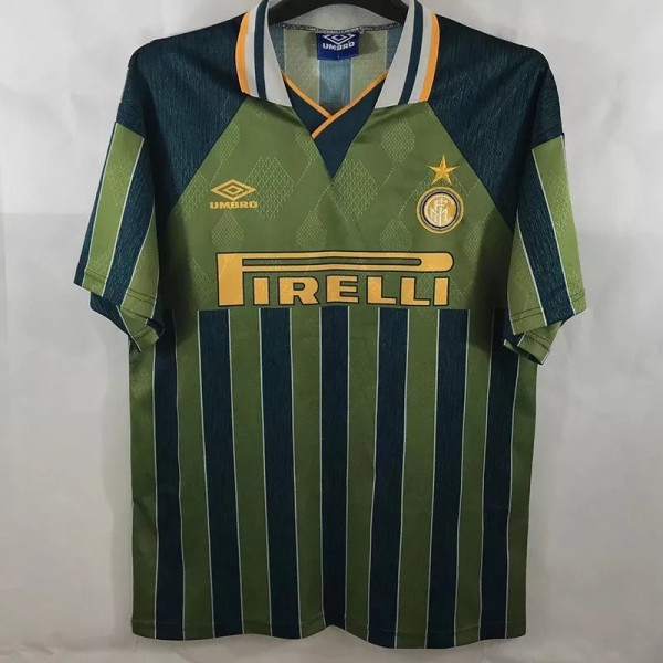 1994-1995 INT Away Green Retro Soccer Jersey