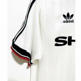 1983 Man Utd White Retro Soccer Jersey