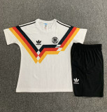 1990 Germany Home Retro Kids Soccer Jersey