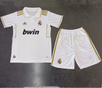 2011-2012 RMA Home Retro Kids Soccer Jersey