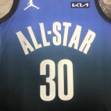 2023 ALL STAR CURRY #30 Blue Top Quality Hot Pressing NBA Jersey