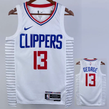 22-23 Clippers GEORGE #13 White Top Quality Hot Pressing NBA Jersey