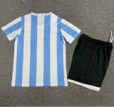 1986 Argentina Away Retro Kids Soccer Jersey